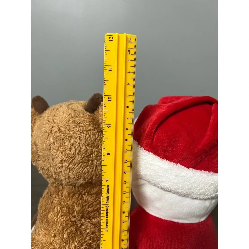 Kohls Cares Rudolph and Santa Plush Christmas Holiday‎ Stuffed Animal Kids
